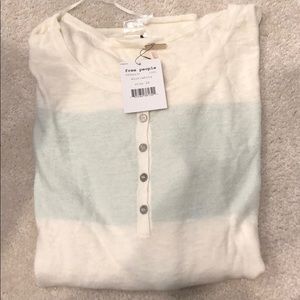 NWT free people light tunic sweater xs
